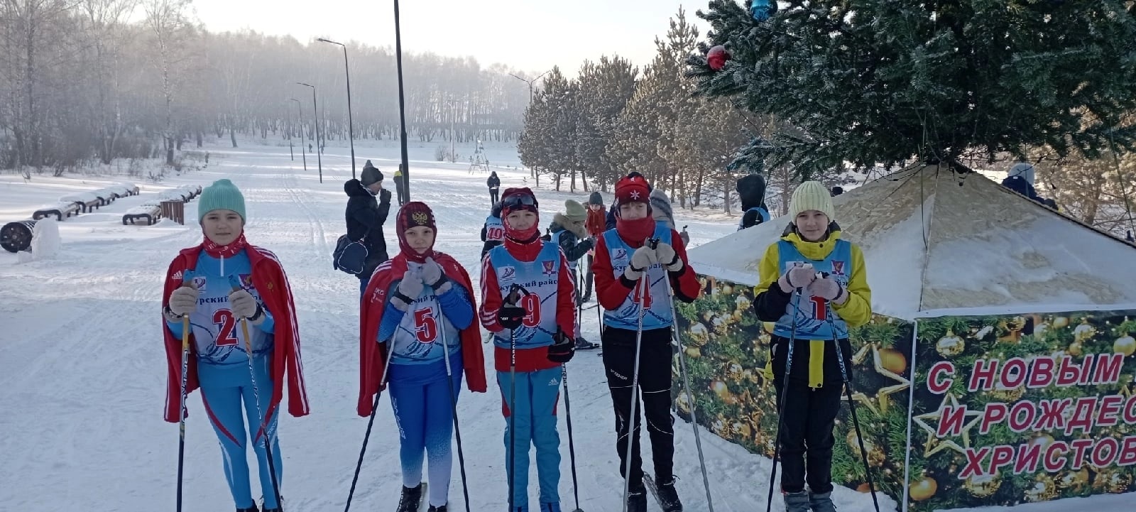 Президентские состязания по лыжным гонкам.